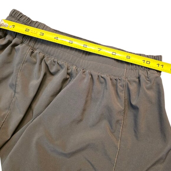 LULULEMON Hotty Hot Army Green Shorts sz  6 Tall - Picture 6 of 8